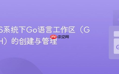 macOS系统下Go语言工作区（GOPATH）的创建与管理