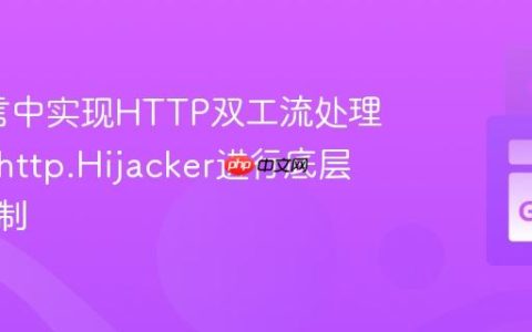 Go语言中实现HTTP双工流处理：使用http.Hijacker进行底层连接控制