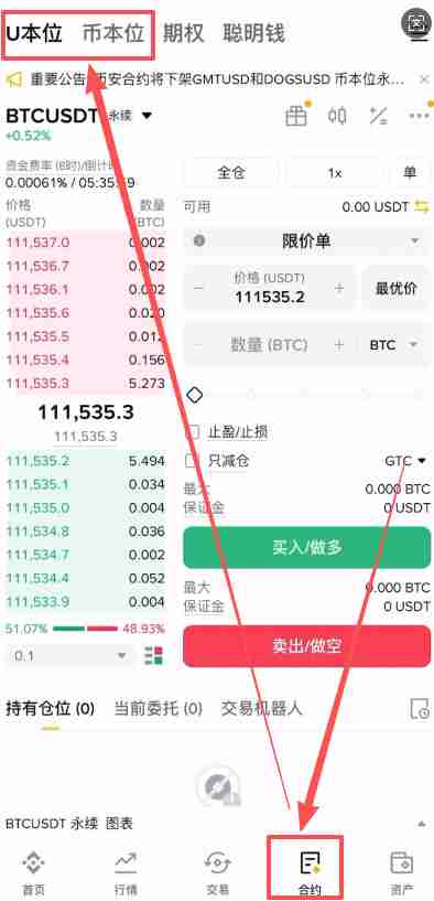 如何在币安做多/做空以太坊ETH?以太币合约怎么做?