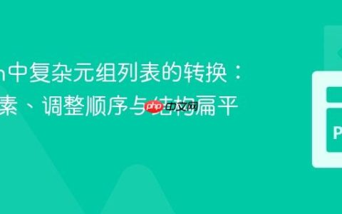 Python中复杂元组列表的转换：过滤元素、调整顺序与结构扁平化