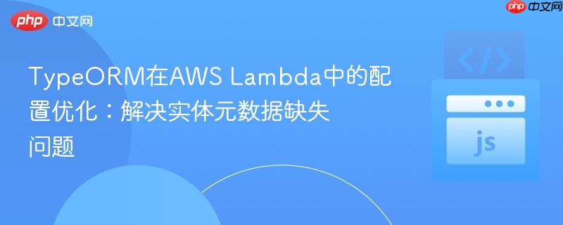 TypeORM在AWS Lambda中的配置优化：解决实体元数据缺失问题