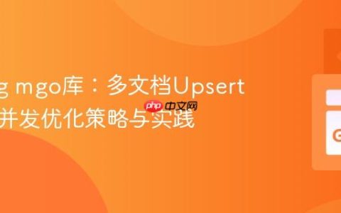 Golang mgo库：多文档Upsert操作的并发优化策略与实践