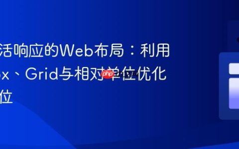 构建灵活响应的Web布局：利用Flexbox、Grid与相对单位优化元素定位