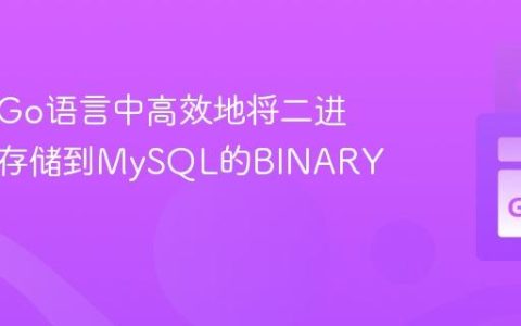 如何在Go语言中高效地将二进制数据存储到MySQL的BINARY列