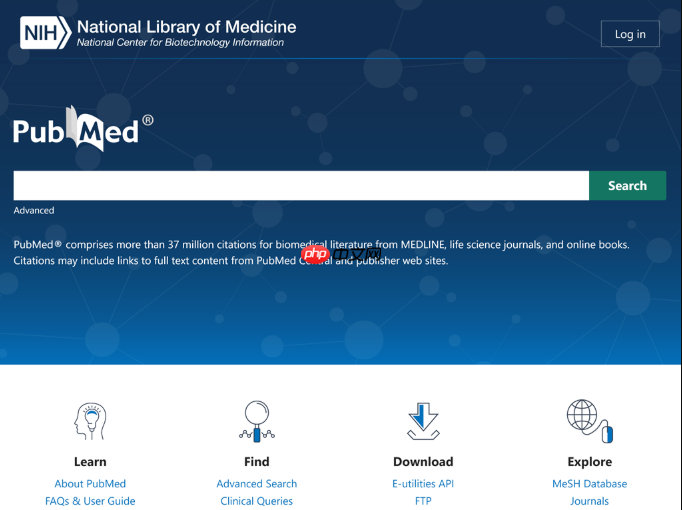 pubmed官网主页数据库页_pubmed生物医学研究资料官网