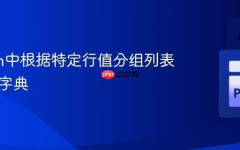 Python中根据特定行值分组列表数据为字典