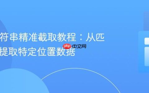 PHP字符串精准截取教程：从匹配行中提取特定位置数据