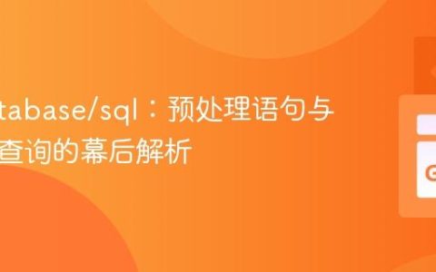 Go database/sql：预处理语句与参数化查询的幕后解析
