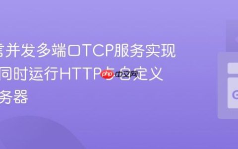 Go语言并发多端口TCP服务实现教程：同时运行HTTP与自定义协议服务器