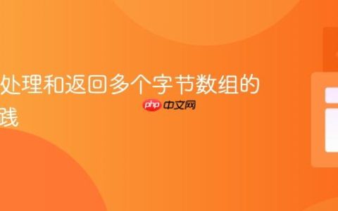 Java中处理和返回多个字节数组的正确实践