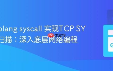 使用Golang syscall 实现TCP SYN端口扫描：深入底层网络编程