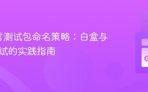 Go语言测试包命名策略：白盒与黑盒测试的实践指南