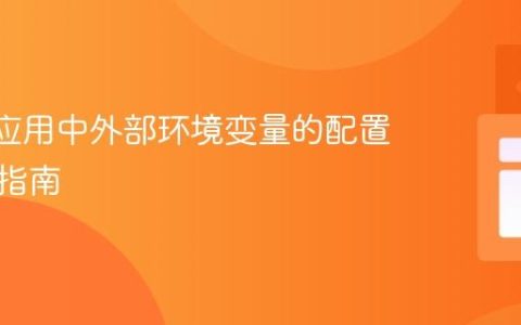React应用中外部环境变量的配置与使用指南