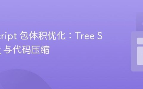 JavaScript 包体积优化：Tree Shaking 与代码压缩