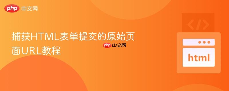 捕获html表单提交的原始页面url教程