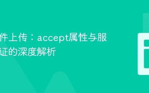 前端文件上传：accept属性与服务端验证的深度解析