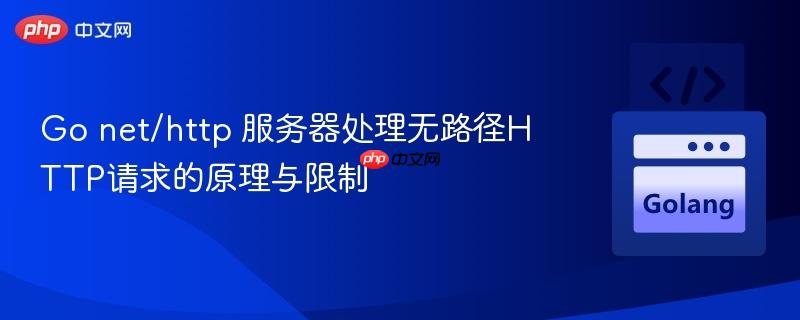 Go net/http 服务器处理无路径HTTP请求的原理与限制