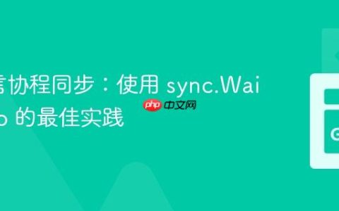 Go语言协程同步：使用 sync.WaitGroup 的最佳实践