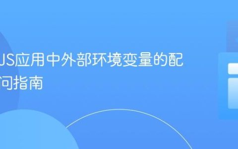 React JS应用中外部环境变量的配置与访问指南
