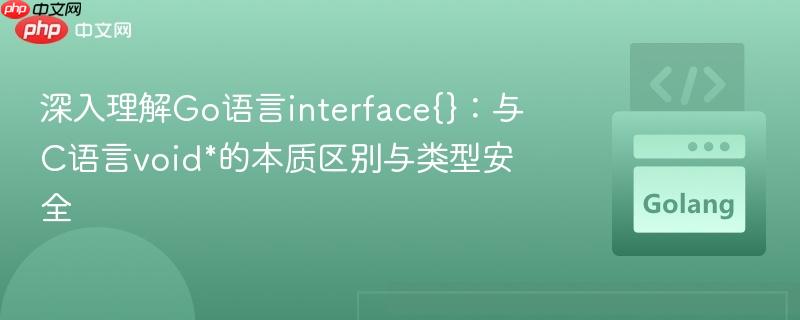 深入理解Go语言interface{}:与C语言void*的本质区别与类型安全