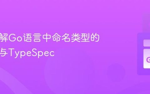 深入理解Go语言中命名类型的同一性与TypeSpec