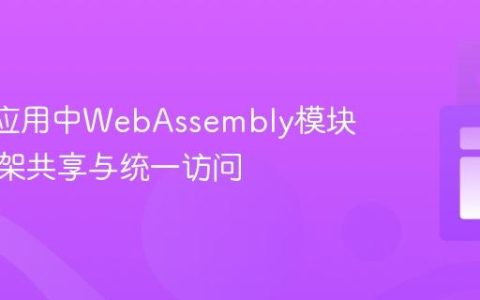 React应用中WebAssembly模块的跨框架共享与统一访问