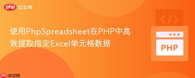 使用PhpSpreadsheet在PHP中高效提取指定Excel单元格数据