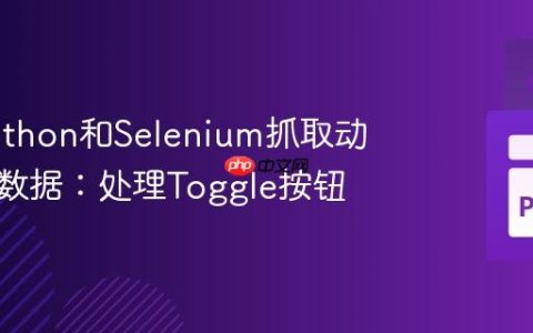 使用Python和Selenium抓取动态网页数据：处理Toggle按钮