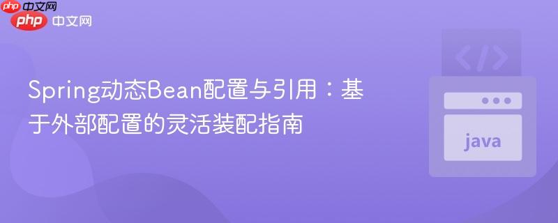 Spring动态Bean配置与引用:基于外部配置的灵活装配指南