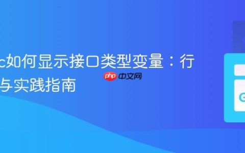 GoDoc如何显示接口类型变量：行为解析与实践指南