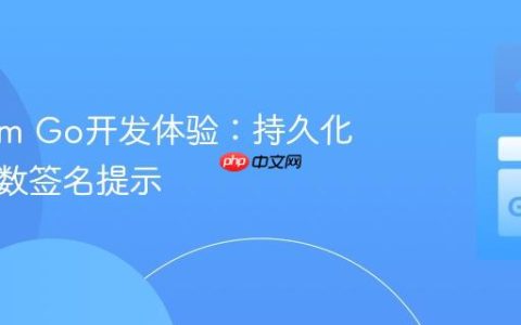 优化Vim Go开发体验：持久化显示函数签名提示