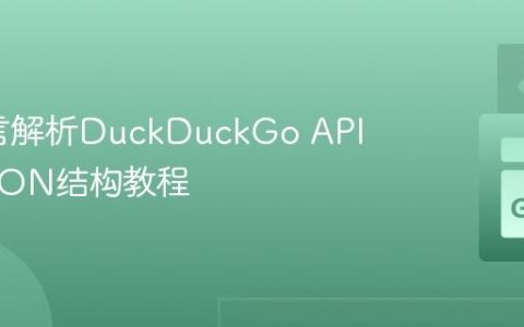 Go语言解析DuckDuckGo API动态JSON结构教程