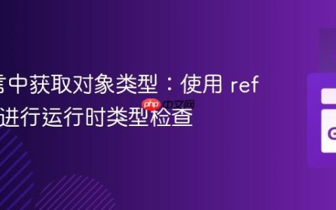 Go语言中获取对象类型：使用 reflect 包进行运行时类型检查