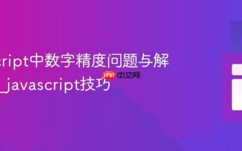 JavaScript中数字精度问题与解决方案_javascript技巧