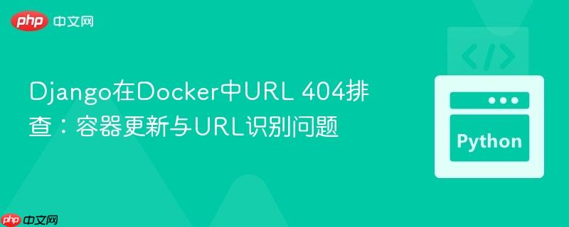 django在docker中url 404排查:容器更新与url识别问题