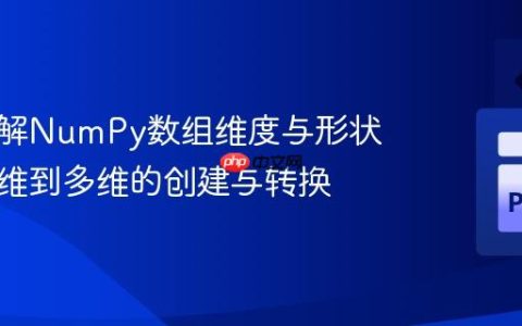 深入理解NumPy数组维度与形状：从一维到多维的创建与转换