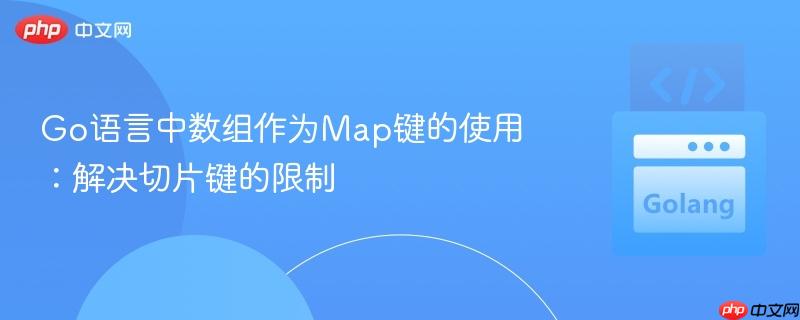 Go语言中数组作为Map键的使用:解决切片键的限制