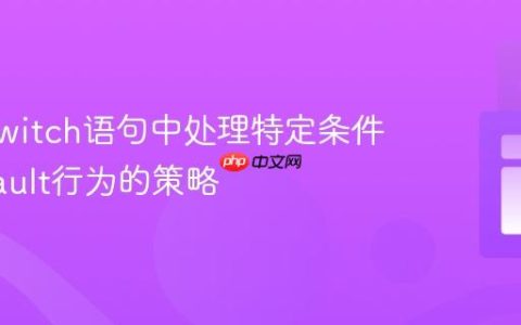 Java Switch语句中处理特定条件与Default行为的策略