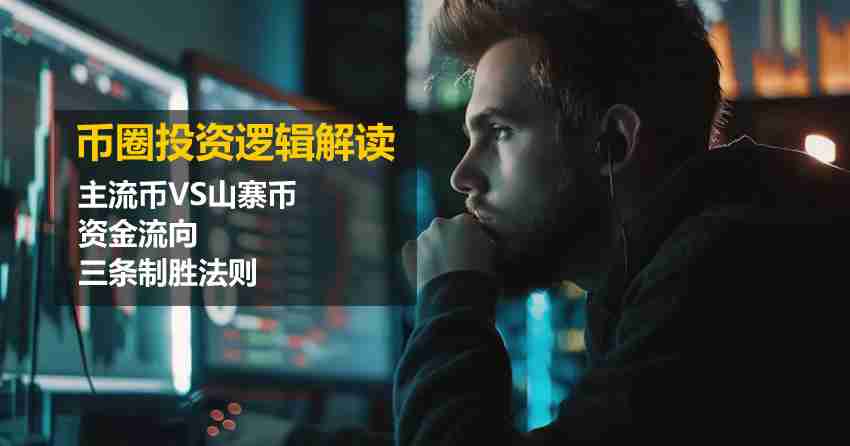 币圈投资逻辑解读:主流币VS山寨币、资金流向、三条制胜法则
