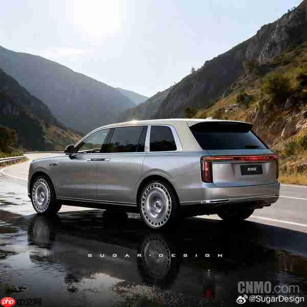 尊界SUV M900渲染图曝光:车身超5.5米 对开门设计