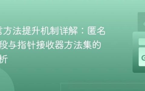 Go语言方法提升机制详解：匿名嵌入字段与指针接收器方法集的行为解析