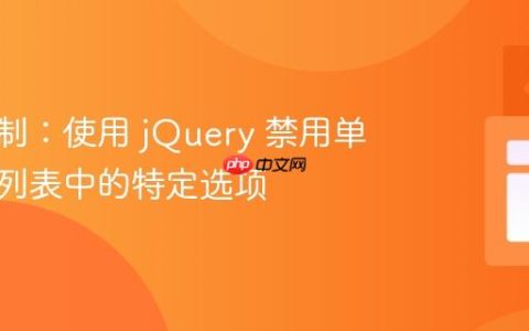 精准控制：使用 jQuery 禁用单选按钮列表中的特定选项