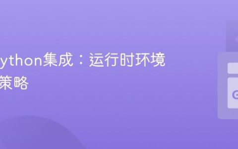 Go与Python集成：运行时环境的实现策略