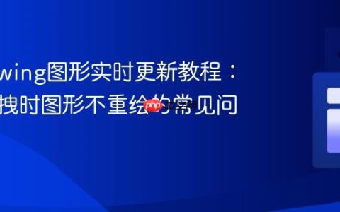 Java Swing图形实时更新教程：解决拖拽时图形不重绘的常见问题