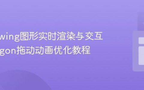 Java Swing图形实时渲染与交互：Polygon拖动动画优化教程