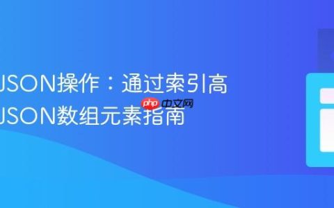 Redis JSON操作：通过索引高效获取JSON数组元素指南