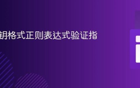 SSH公钥格式正则表达式验证指南