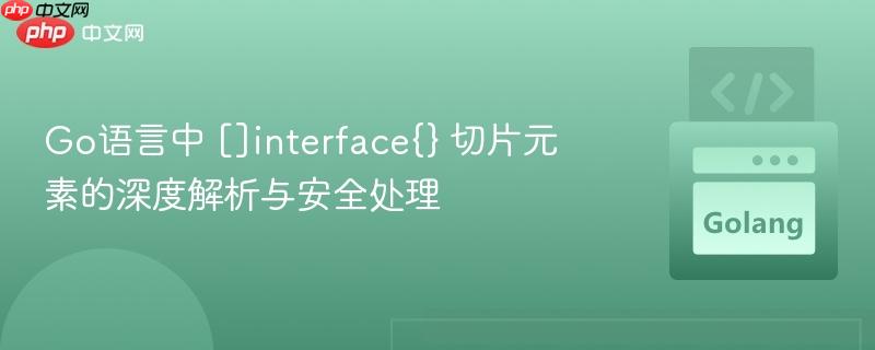 Go语言中 []interface{} 切片元素的深度解析与安全处理