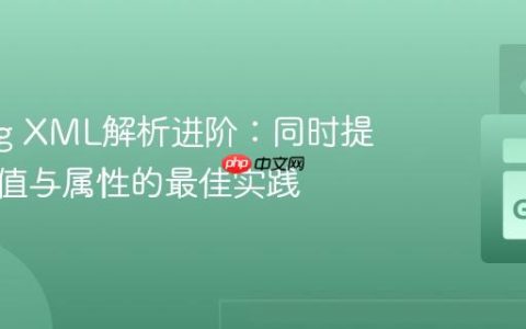 Golang XML解析进阶：同时提取元素值与属性的最佳实践
