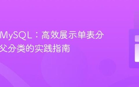 PHP与MySQL：高效展示单表分类及其父分类的实践指南